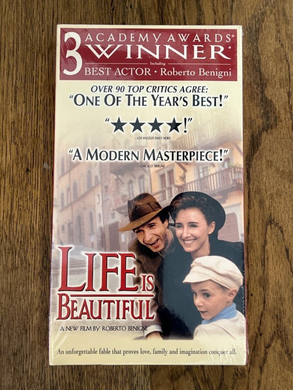 Life Is Beautiful 1997 Movie VHS Roberto Benigni Nicoletta Braschi New Sealed